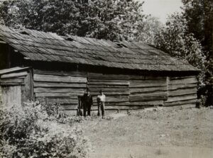 Nooksack Smokehouse on Anderson Creek very old PRJ 1361
